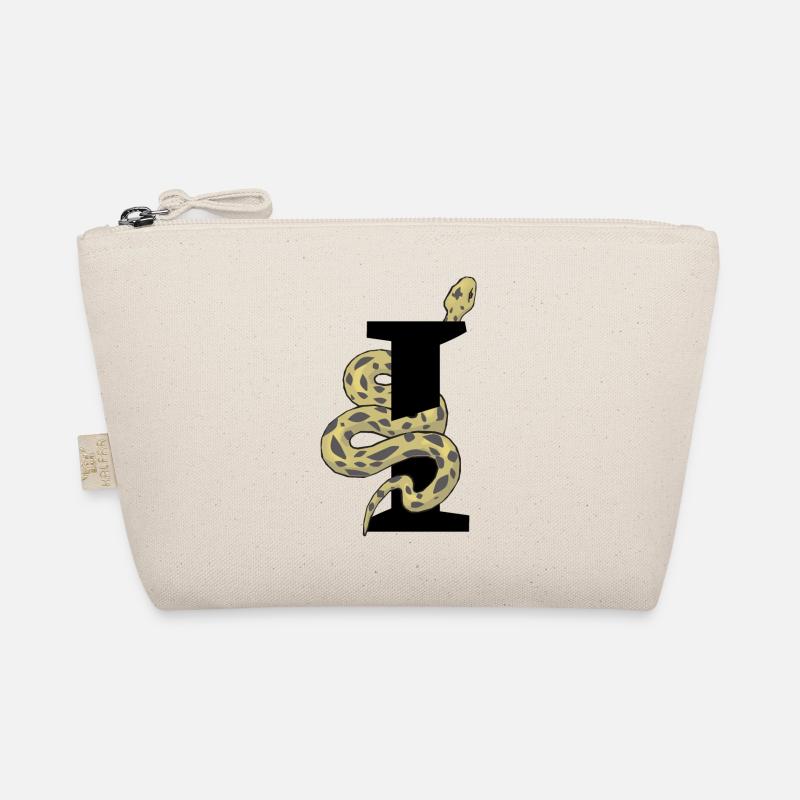 Letter i snake Organic Pouch