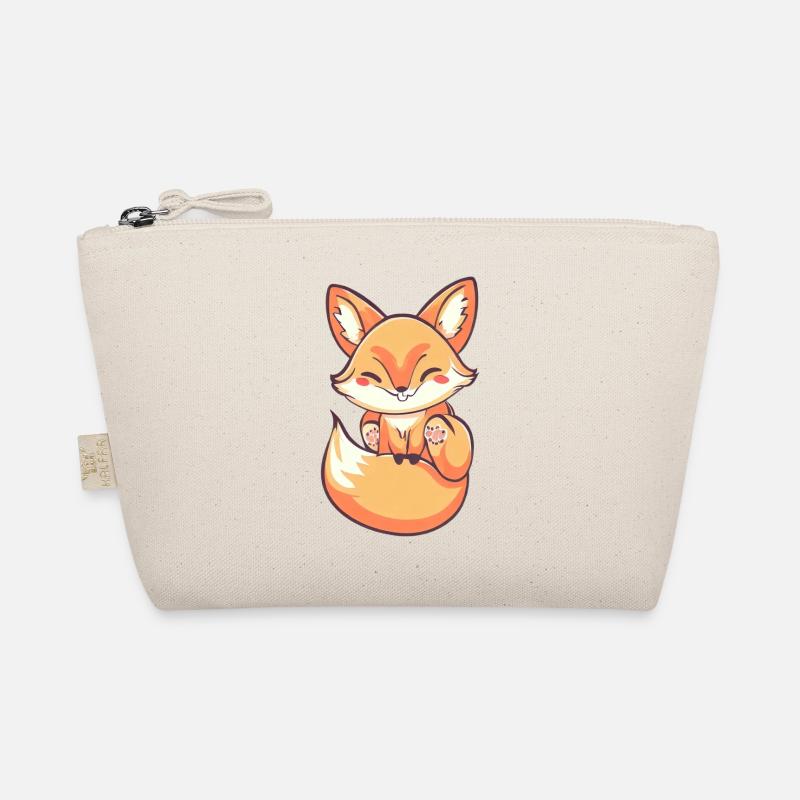 Cute Fox Organic Pouch