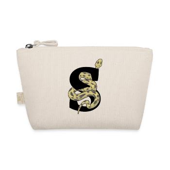 Snake letters - Organic Pouch - nature - Front