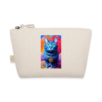 Lovely domestic short haired cat - Organic Pouch - nature - Front