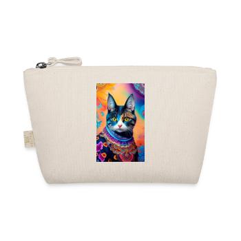 domestic short haired cat - Organic Pouch - nature - Front