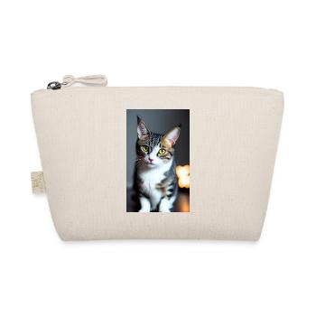 What to do with such domestic short haired cat - Organic Pouch - nature - Front