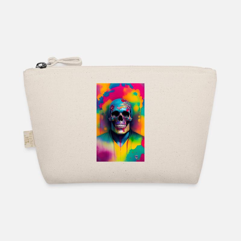 ARTWORK Skull Color Organic Pouch