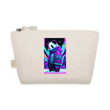 Panda casual - Organic Pouch - nature - Front