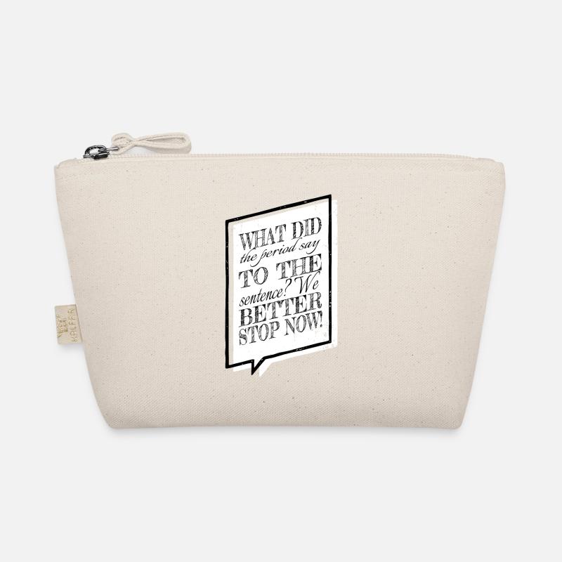 cool costume present funny book author copywriter Bio-Täschchen