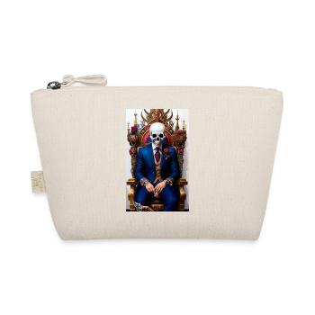 ARTWORK Skull Throne - Organic Pouch - nature - Front