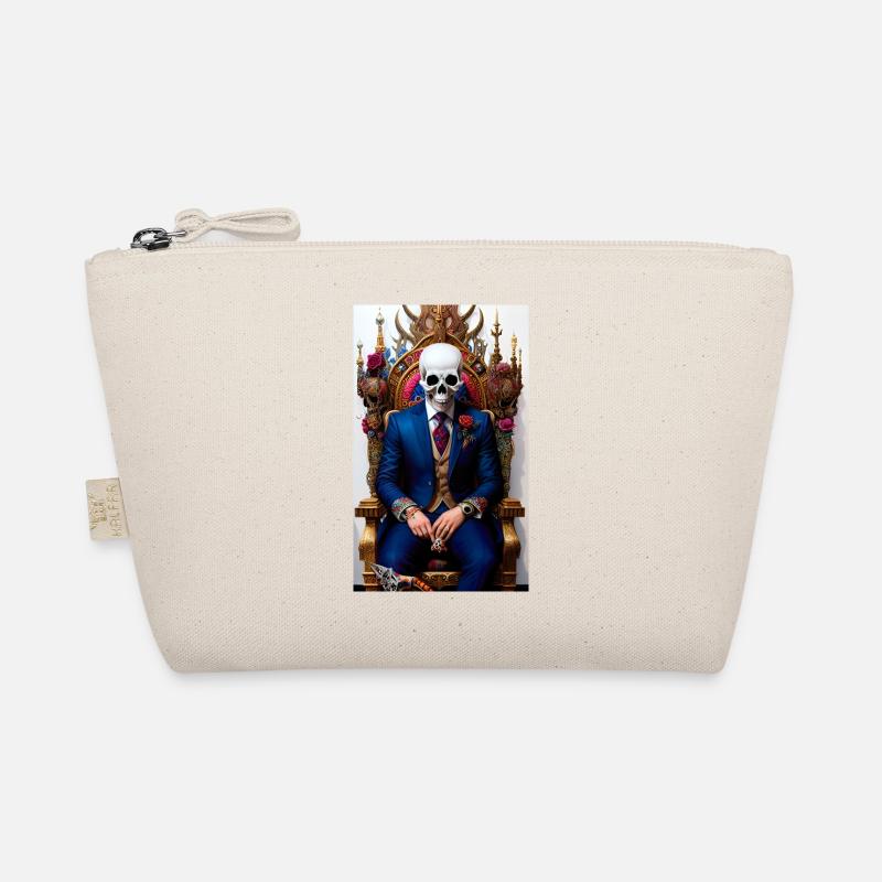 ARTWORK Skull Thron Bio-Täschchen