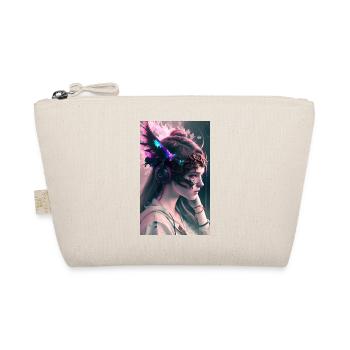 ARTWORK Dragon Girl Mel - Organic Pouch - nature - Front