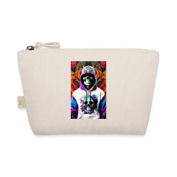 ARTWORK Hoodie Skull - Trousse biologique - nature - Devant