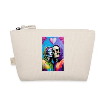 ARTWORK Love Skull - Organic Pouch - nature - Front