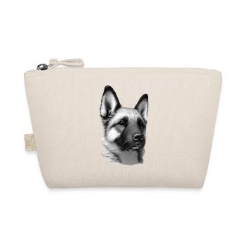 Dog Owner German Shepherd Puppy - Organic Pouch - nature - Front