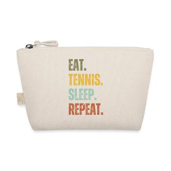 EAT TENNIS SLEEP REPEAT - Organic Pouch - nature - Front