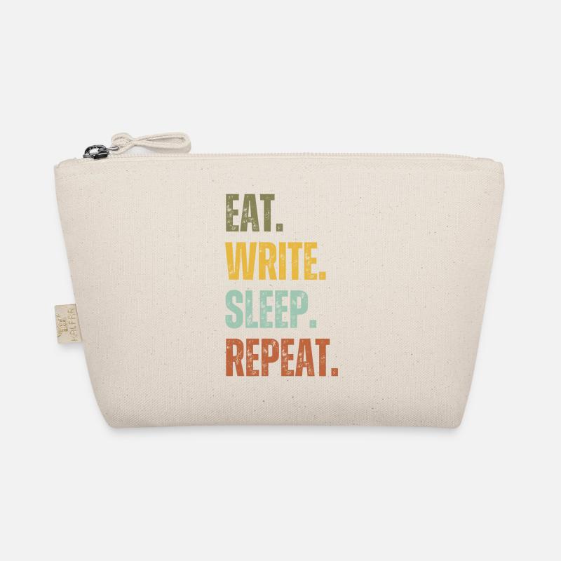 EAT WRITE SLEEP REPEAT Organic Pouch