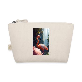 Flamingo - Organic Pouch - nature - Front