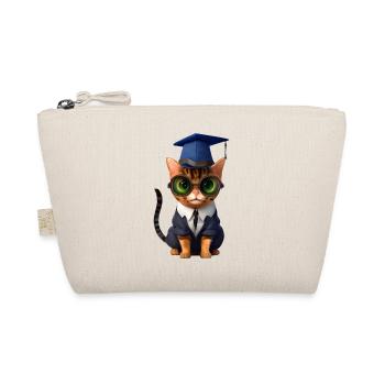 Bachelor Cat Studies Graduate School Leaving Certificate - Organic Pouch - nature - Front