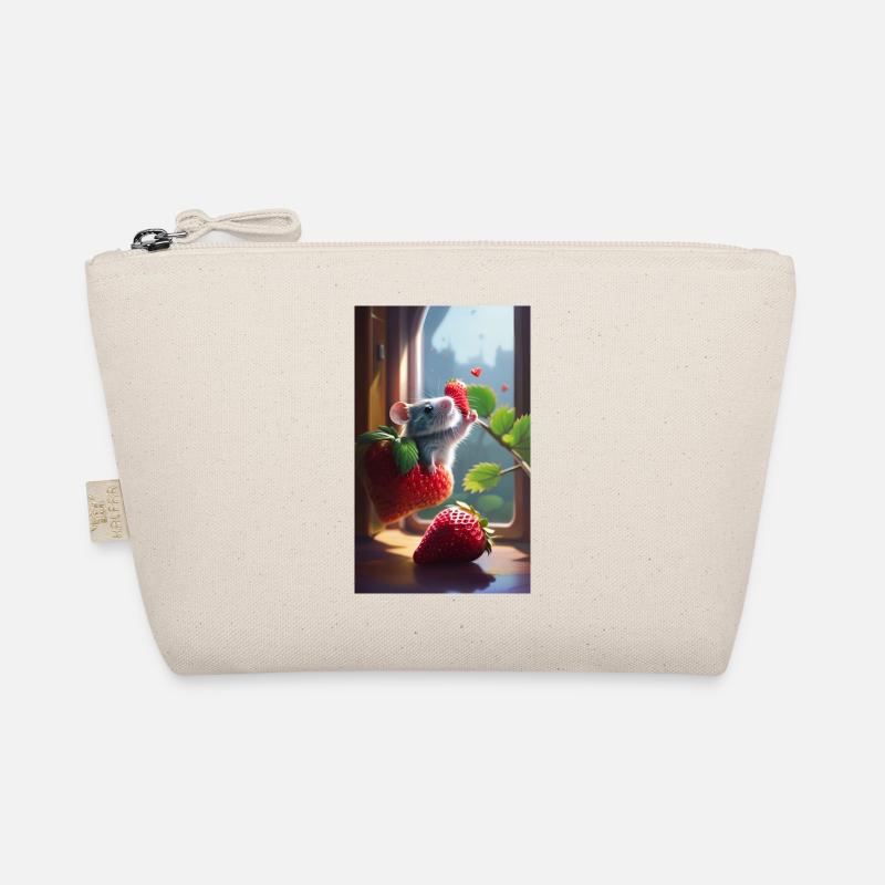 The mouse and the strawberries Organic Pouch
