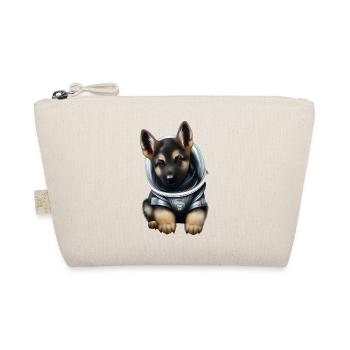 German Shepherd Astronaut - Organic Pouch - nature - Front