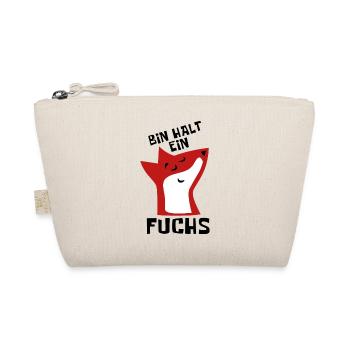 Bin halt ein Fuchs - schlau und clever - Sticker - Bio-Täschchen - Natur - Vorne