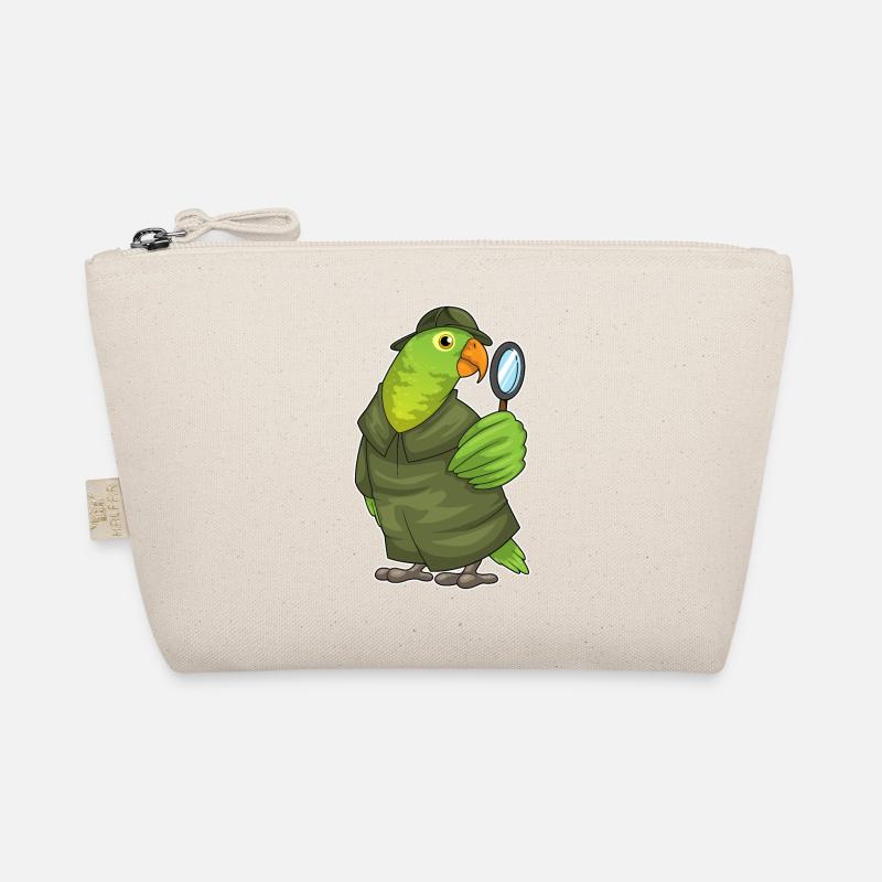 Parrot Detective Magnifier Organic Pouch