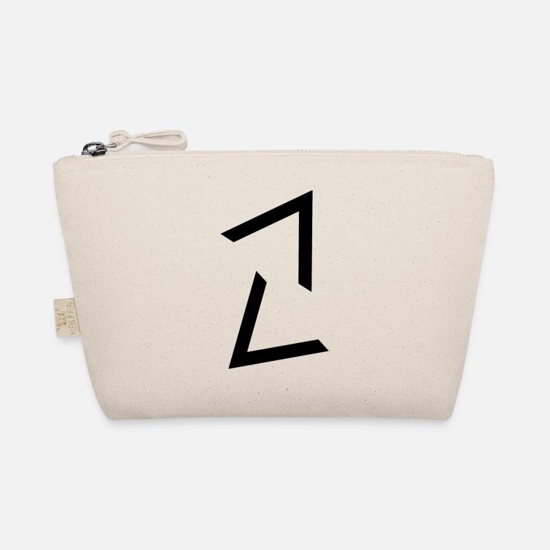 Triangle geometric shape Organic Pouch