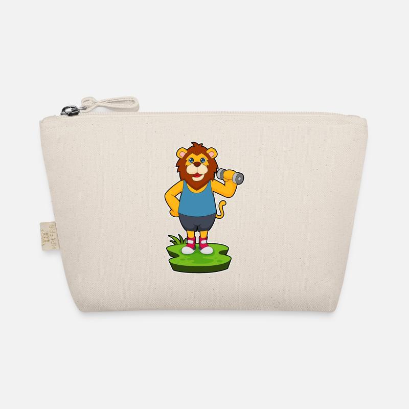 Lion Bodybuilder Haltère Trousse biologique