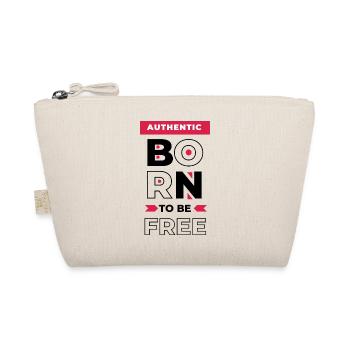 Born to be free - Organic Pouch - nature - Front