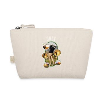 Golf Golf Golfer Sport Hobby Club Vintage - Organic Pouch - nature - Front