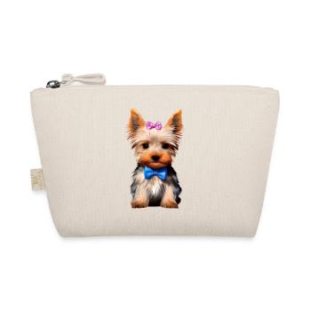Puppy Yorkshire Terrier Dog Owner Dog - Organic Pouch - nature - Front