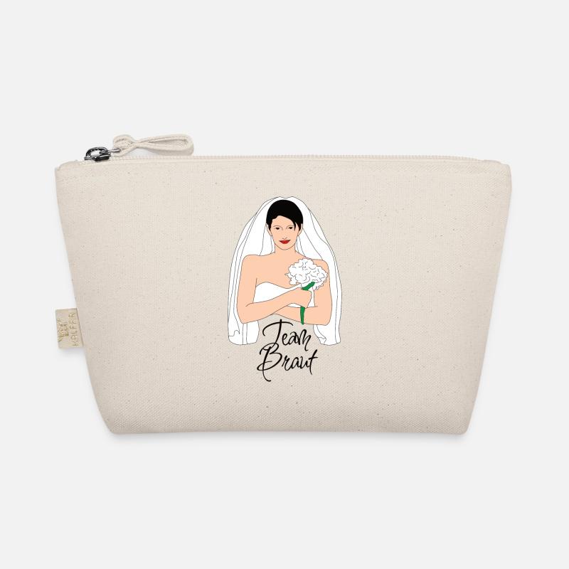 Team Bride Black 2 Organic Pouch