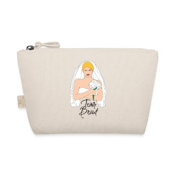 Team Bride Blonde 2 - Organic Pouch - nature - Front
