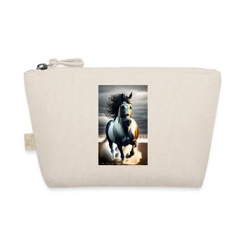 Horse | Horseback riding | Animal | Mount | Colorful - Organic Pouch - nature - Front