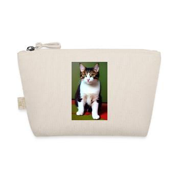 Cat | Pet | Cat Fan | cute | Kitten - Organic Pouch - nature - Front