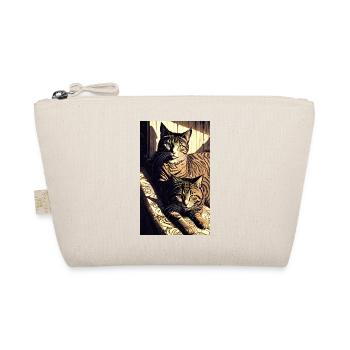 Cat | Pet | Cat Fan | cute | Kitten - Organic Pouch - nature - Front