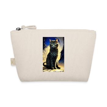 Cat | Pet | Cat Fan | cute | Kitten - Organic Pouch - nature - Front