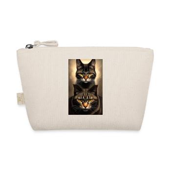 Cat | Pet | Cat Fan | cute | Kitten - Organic Pouch - nature - Front