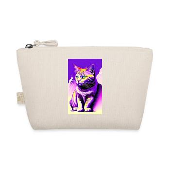 Cat | Pet | Cat Fan | cute | Kitten - Organic Pouch - nature - Front