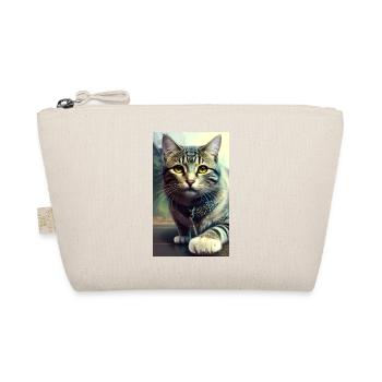 Cat | Pet | Cat Fan | cute | Kitten - Organic Pouch - nature - Front