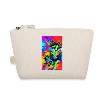 Cat | Pet | Cat Fan | cute | Kitten - Organic Pouch - nature - Front