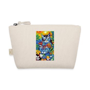Cat | Pet | Cat Fan | cute | Kitten - Organic Pouch - nature - Front