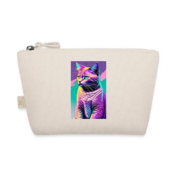 Cat | Pet | Cat Fan | cute | Kitten - Organic Pouch - nature - Front