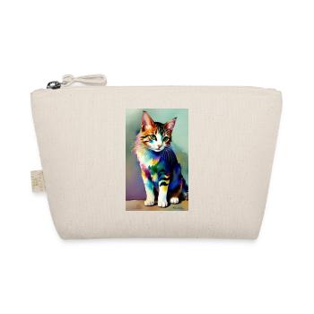 Cat | Pet | Cat Fan | cute | Kitten - Organic Pouch - nature - Front