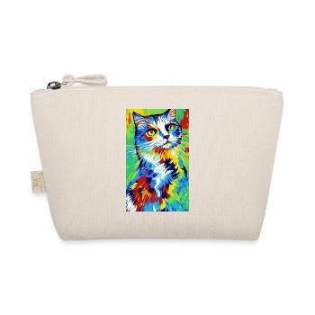 Cat | Pet | Cat Fan | cute | Kitten - Organic Pouch - nature - Front