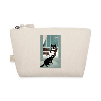 Cat | Pet | Cat Fan | cute | Kitten - Organic Pouch - nature - Front