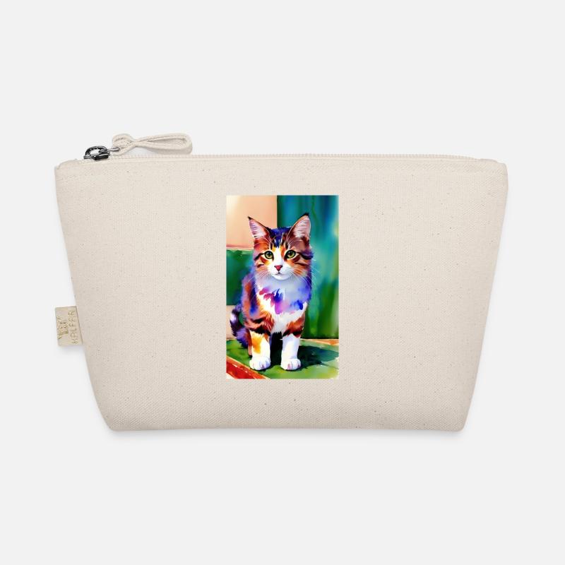 Chat | Animal de compagnie | Fan de chat | mignon | Chaton Trousse biologique
