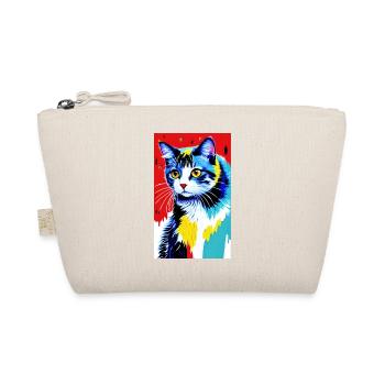 Cat | Pet | Cat Fan | cute | Kitten - Organic Pouch - nature - Front