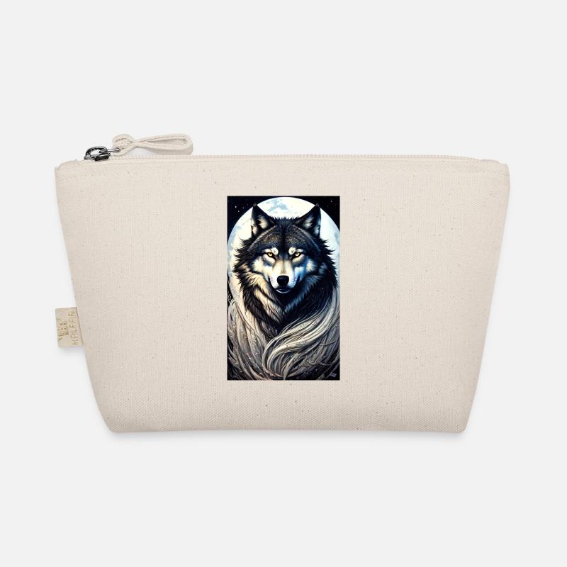 Wolf | Raubtier | Hund | Mystisch Bio-Täschchen