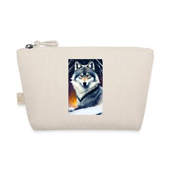 Wolf | Raubtier | Hund | Mystisch - Bio-Täschchen - Natur - Vorne