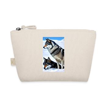 Wolf | Predator | Dog | Mystical - Organic Pouch - nature - Front