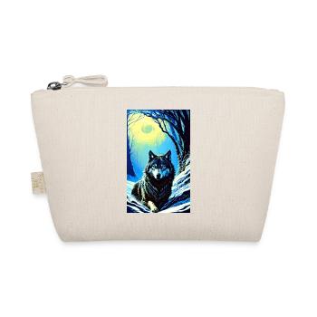 Wolf | Predator | Dog | Mystical - Organic Pouch - nature - Front