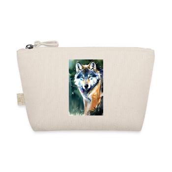 Wolf | Raubtier | Hund | Mystisch - Bio-Täschchen - Natur - Vorne